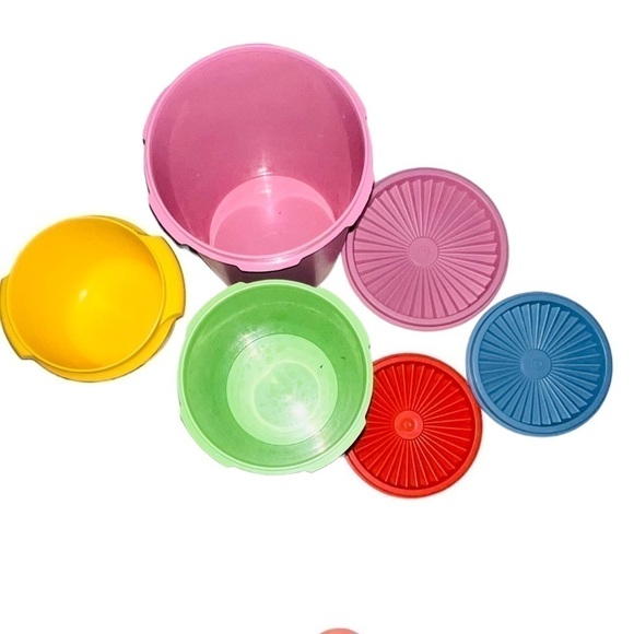 VINTAGE Replacement Tupperware 10 Piece Lot - Picture 2 of 3